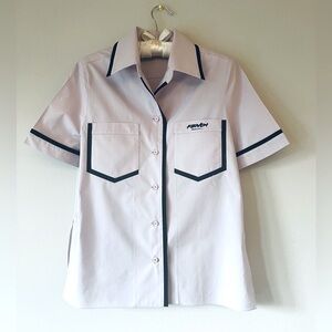 FENDI Short Sleeve Pink Shirt 100% Cotton Oversized Size: IT 38